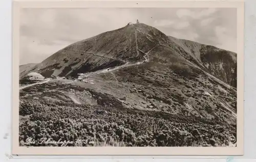 NIEDER-SCHLESIEN - SCHNEEKOPPE / SNEZKA, Schneekoppe, Nachkriegskarte