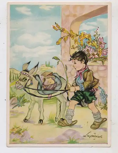 KINDER - Junge mit Esel
