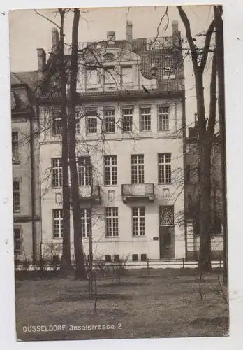 4000 DÜSSELDORF, Dr. Gustav Petersen Sanitätsrat, 1919, Inselstrase 2 - heute Hotel MELIA