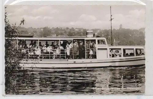 BINNENSCHIFFE - BALDENEYSEE, Personenschiff bei Heisingen, 1962
