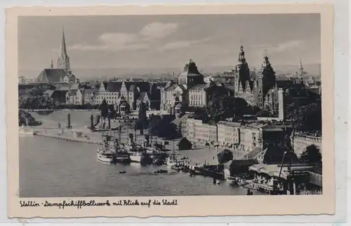 POMMERN - STETTIN, Dampfschiffbollwerk