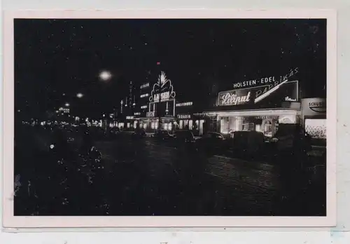 2000 HAMBURG - ST. PAULI, Reeperbahn bei Nacht, Lausen / Liliput, 1959, Oldtimer
