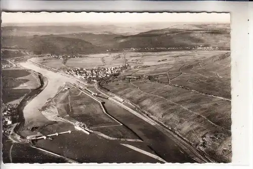 5502 SCHWEICH - DETZEM, Luftaufnahme, Moselschleusen