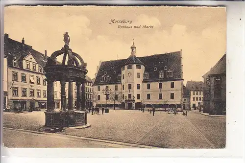 0-4200 MERSEBURG, Rathaus & Markt