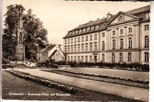 0-2200 GREIFSWALD, Rubenow-Platz, Universität, 1961