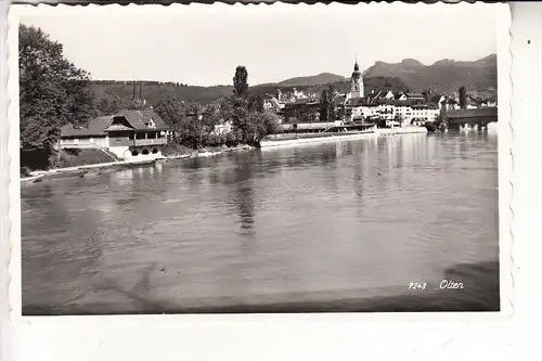 CH 4600 OLTEN, Panorama, 1959, rücks. Klebereste