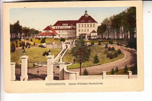 4050 MÖNCHENGLADBACH - ODENKIRCHEN, Kaiser-Wilhelm Realschule, 1919