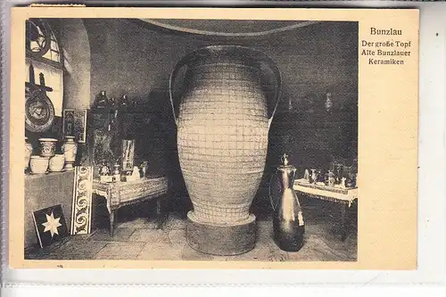 NIEDER-SCHLESIEN, BUNZLAU / BOLESLAWIEC, Der große Topf, Bunzlauer Keramik, 1912