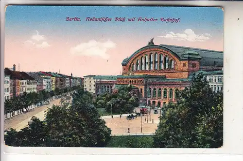 1000 BERLIN - KREUZBERG, Anhalter Bahnhof, Askanischer Platz, Station / La Gare