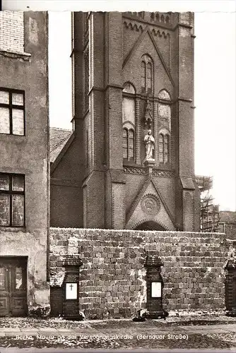 1000 BERLIN, BERLINER MAUER, Bernauer Strasse, Versöhnungskirche