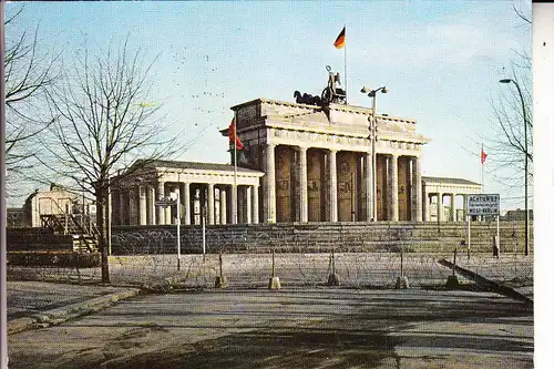 1000 BERLIN, BRANDENBURGER TOR, Präsident J.F. Kennedy in Berlin