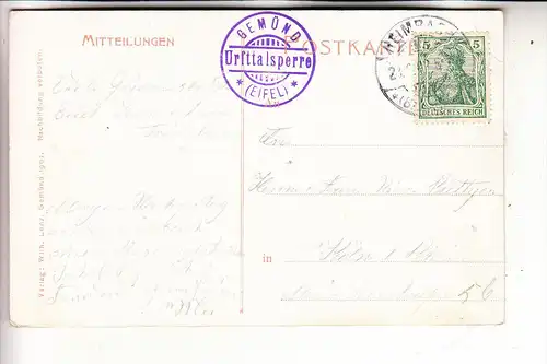 5372 GEMÜND, Urfttalsperre, 1913