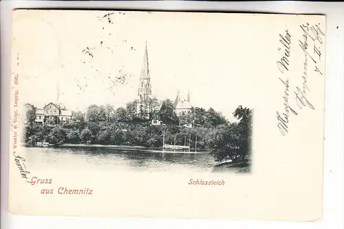 0-9000 CHEMNITZ, Schlossteich, 1900