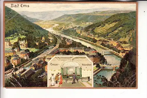 5427 BAD EMS, Emser-Kränchen, 1912, Feldpost