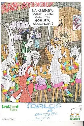 TIERE - ZIEGEN / Goats / Geiten / Chevre, Ziegenhirt - Ziegen - Comic Tretford Fun