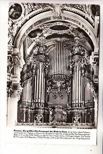 MUSIK - KIRCHENORGEL / Orgue / Organ / Organo - PASSAU, Dom