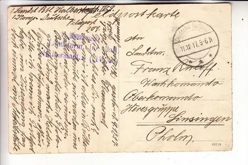 UKRAINE - KOWEL, An der Turia, 1.Weltkrieg, deutsche Feldpost, 1917