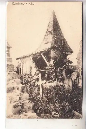 F 55160 COMBRES - SOUS - LES - COTES, Zewrstörungen 1.Weltkrieg, Kirche