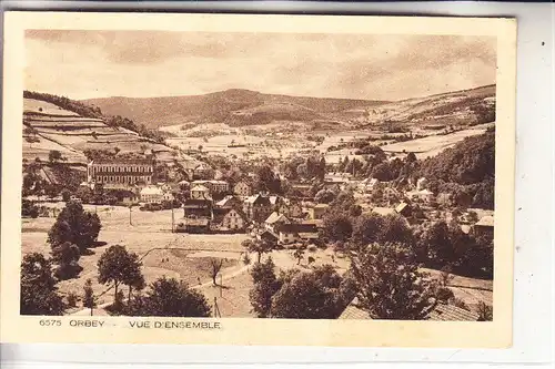 F 68370 ORBEY / URBEIS, Ortsansicht, Elsaß - Frankatur