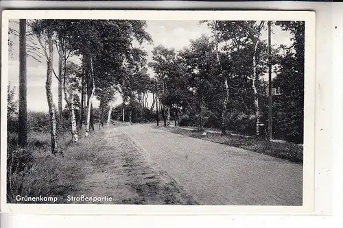 2930 VAREL - GRÜNENKAMP, Strassenpartie, 1939, deutsche Feldpost