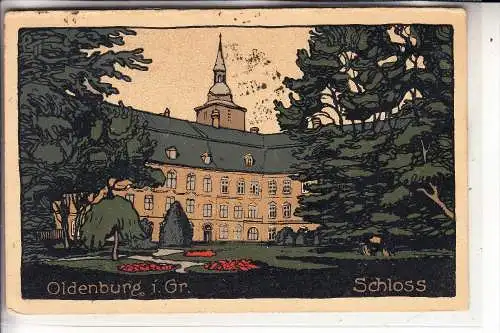 2900 OLDENBURG, Schloß, Steindruck, 192...