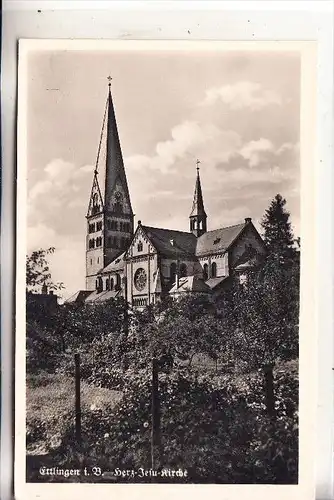 7505 ETTLINGEN, Herz-Jesu-Kirche, 195..