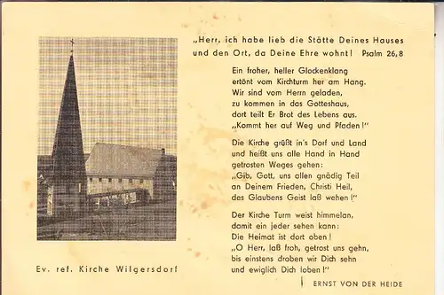 5901 WILNSDORF - WILGERSDORF, Ev. ref Kirche