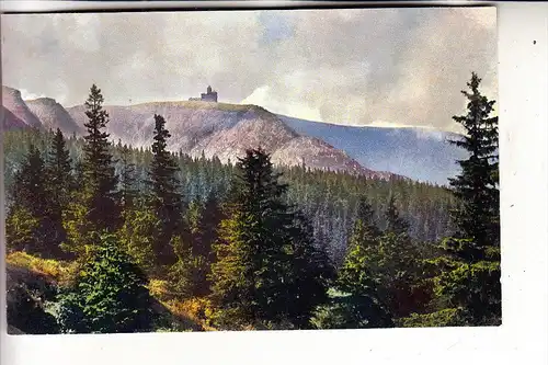 NIEDER-SCHLESIEN, PETERSDORF / PIECHOWICE, Blick auf die Schneegrubenbaude