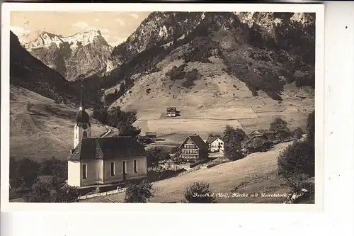 CH 6461 ISENTHAL, Kirche mit Urirotstock, 1934
