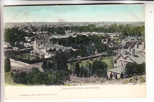 SOUTH AFRICA / SÜDAFRIKA, Johannesburg from Doornfontein, 1905