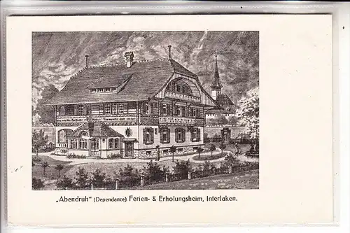 CH 3800 INTERLAKEN, Ferien- Erholungsheim Abendruh