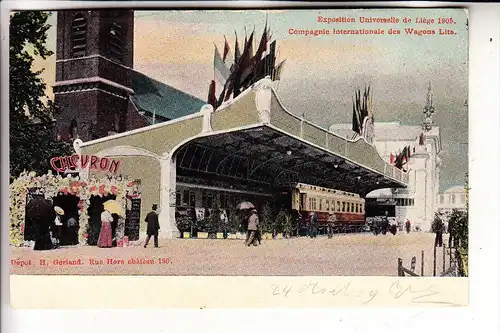 EISENBAHN - Railway, Compagnie Internationale des Wagons Lits, Expo 1905 Liege