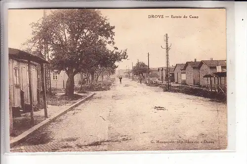 5166 KREUZAU - DROVE, Entree du Camp, 1929, franz. Militärpost