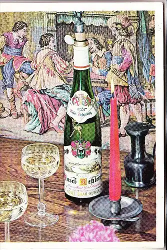 5502 SCHWEICH - LEIWEN, Werbekarte Carl Reh, 1961 Mosel Rehlein