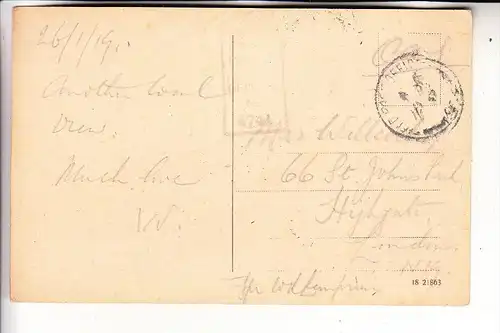 5353 MECHERNICH, Hardtgasse, engl. Militärpost, 1919