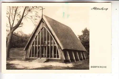 0-2593 AHRENSHOOP, Dorfkirche, 1957