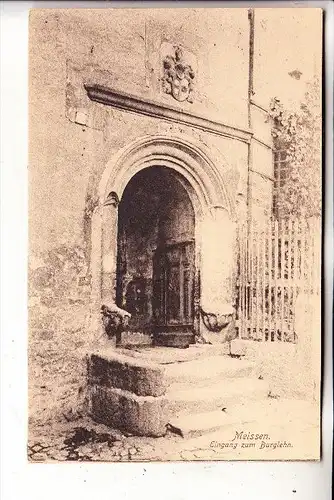 0-8250 MEISSEN, Eingang zum Burglehn