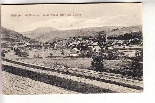 F 88110 RAON SUR PLAINE, Plainetal & Donon, 1915, deutsche Feldpost
