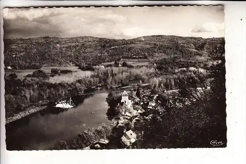 F 19120 BEAULIEU-SUR-DORDOGNE, Vue airienne, CIM-Macon, 1951