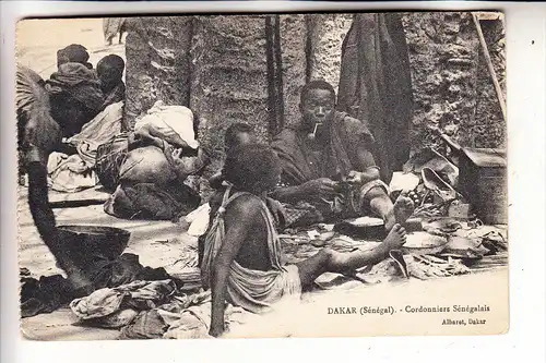 SENEGAL - DAKAR, Cordonniers Senegals, Schuhmacher/Schuster, Shoemaker, 1912