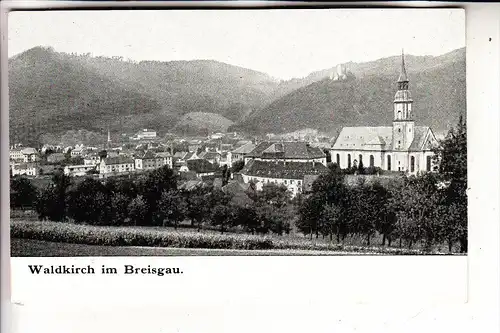 7808 WALDKIRCH, Panorama, frühe Karte - ungeteilte Rückseite