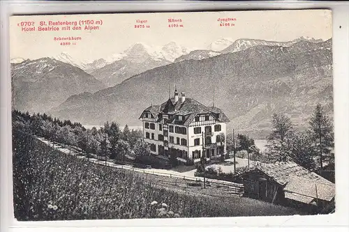 CH 3803 BEATENBERG, Hotel Beatrice, 1910
