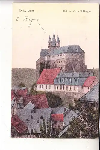 6252 DIEZ, Blick v. d. Shloßtreppe, 20er Jahre