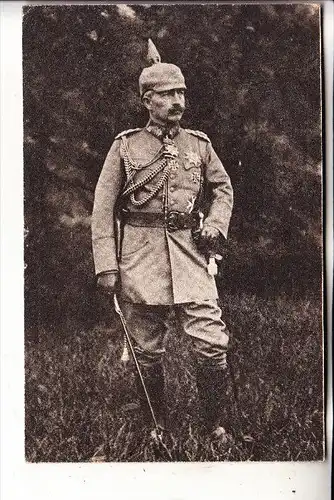MONARCHIE - DEUTSCHLAND, Kaiser Wilhelm II mit Pickelhaube