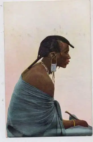 DEUTSCHE KOLONIEN - DEUTSCH OST-AFRIKA, Massai-Krieger, Verlag ev.-luth. Mission, nicht postalisch benutzt