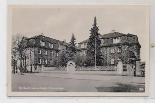 0-2120 ÜCKERMÜNDE, Krankenhaus, 1956