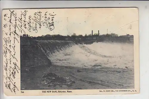 USA - MASSACHUSETTS - HOLYOKE, The New Dam, 1904