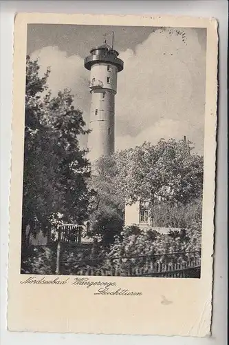 2946 WANGEROOGE, Leuchtturm - Phare - Lighthouse - Fyr - Vuurtoren, 1938