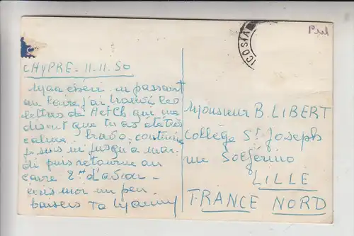 ZYPERN / CYPRUS, Historical Map, 1950