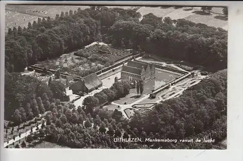 NL - GRONINGEN - EEMSMOND-UITHUIZEN, Cafe-Restaurant Menkemaborg, Luchtopname, 1965